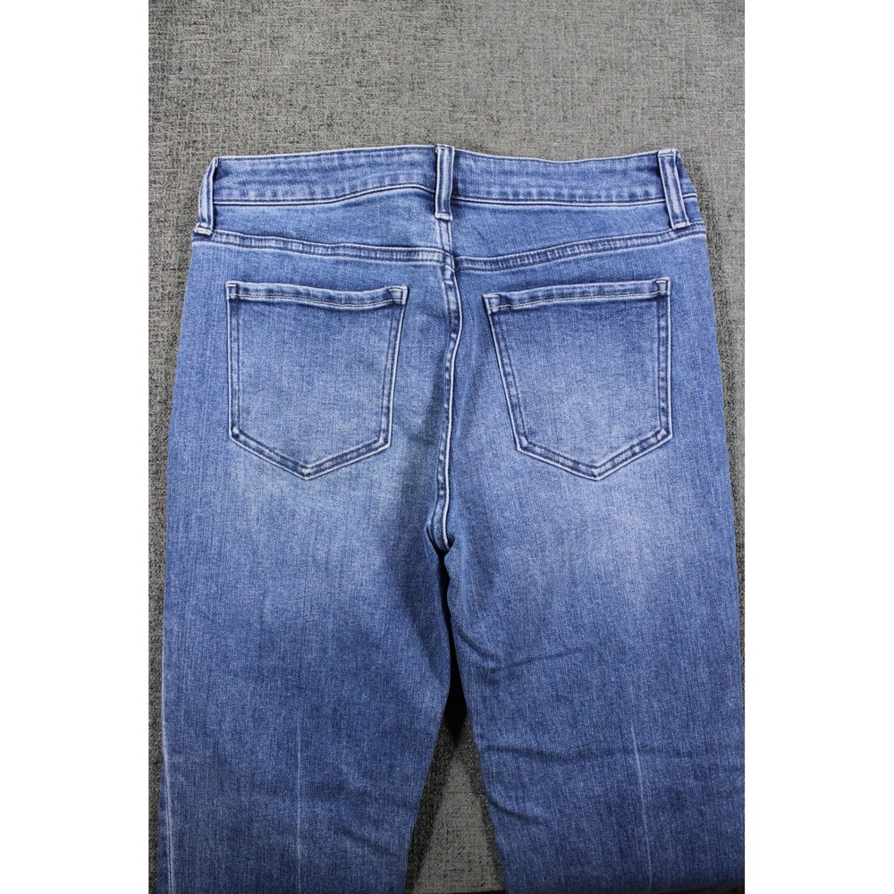 Quince Womens Straight Leg Jeans Medium Wash Blue Denim Size 29 Mid Rise - Picture 7 of 11